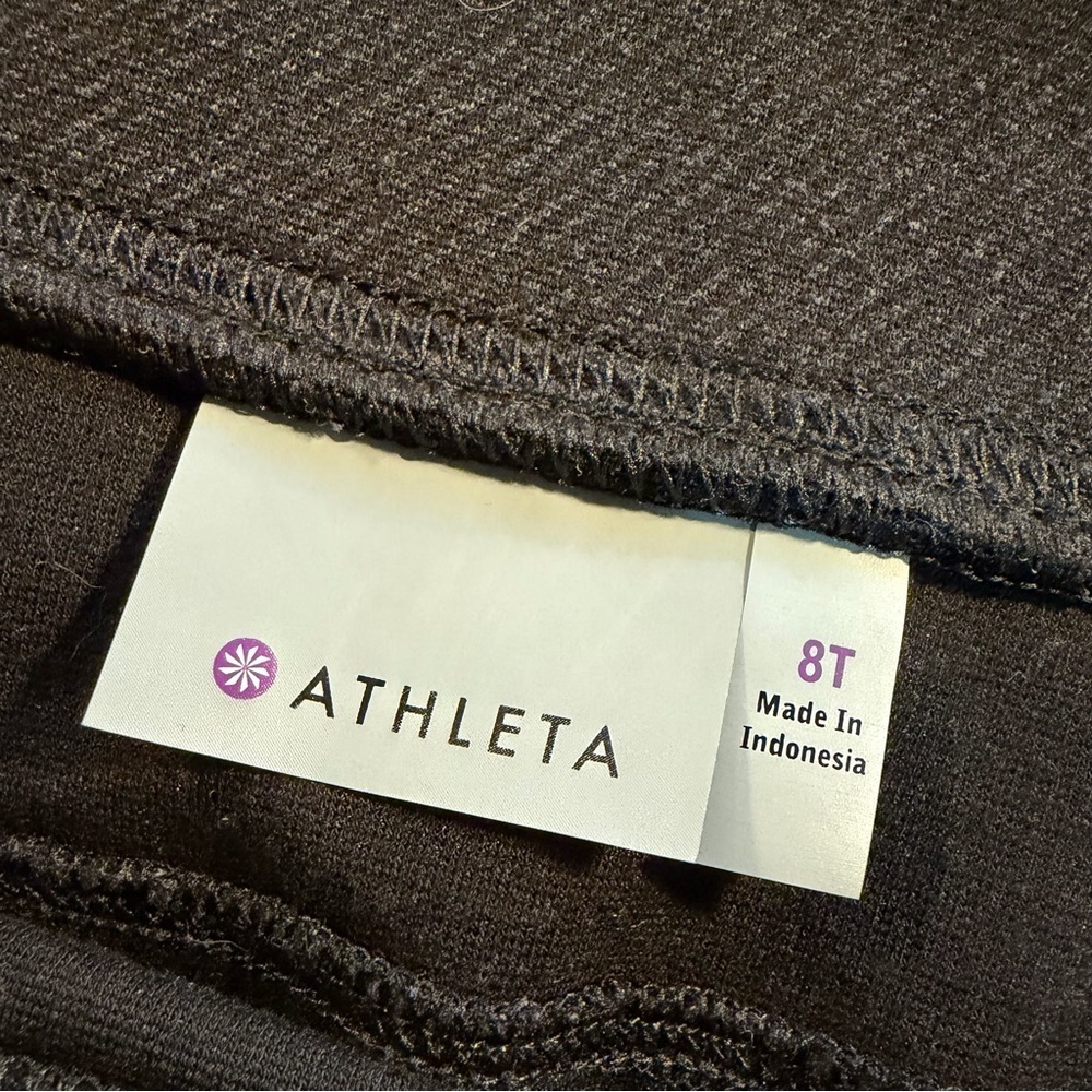 Athleta Ponte Twill A-Line Mini Skirt in Charcoal Gray Size 8 Tall - Picture 5 of 14